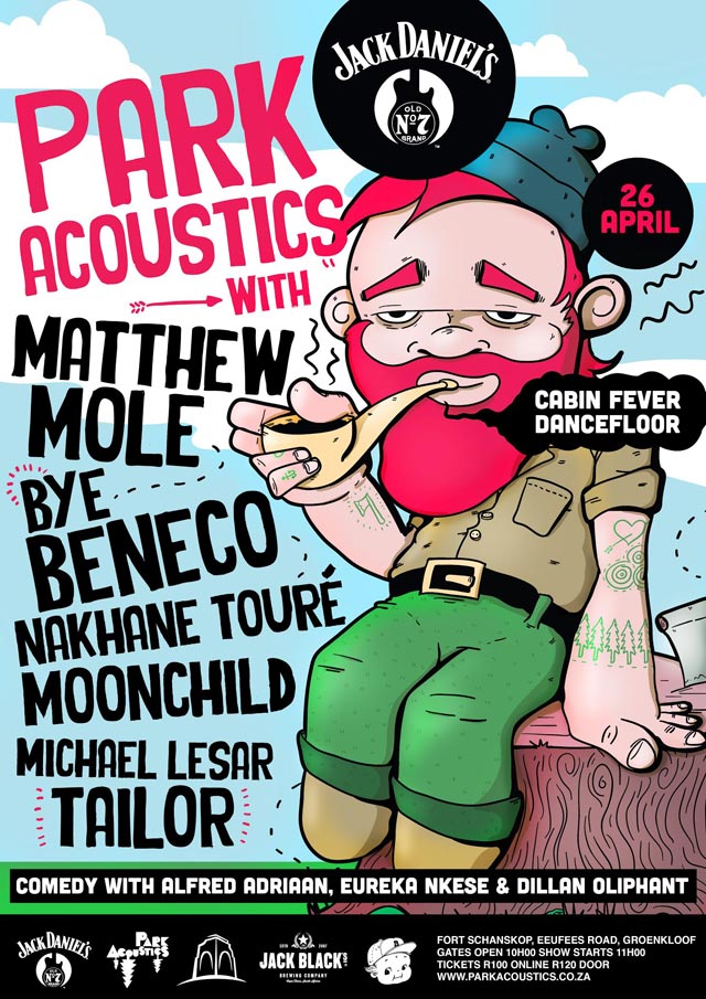 Park Acoustics Music Festival in Pretoria, South Africa - 26 April 2015