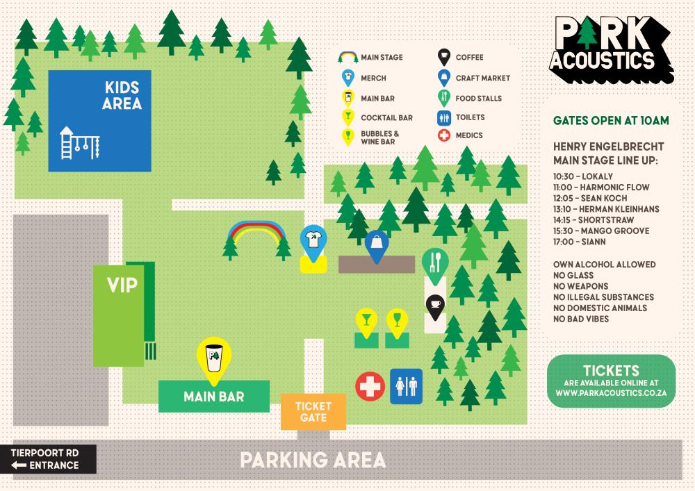 Park Acoustics Venue Map